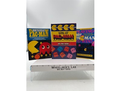 LOT of 3 Win PAC-MAN & Playing MS. PAC-MAN to Win 1982 Zavisca Beltowski Vintage