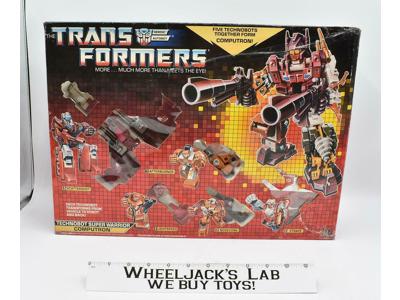 Computron Giftset NEAR MINT FIGS MIB 100% Complete 1987 Vintage G1 Transformers
