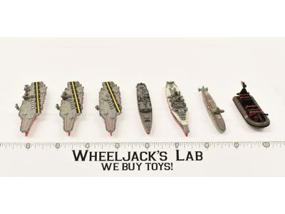 Lot of 7 Military Boats 1990s Vintage Galoob Micro Machines