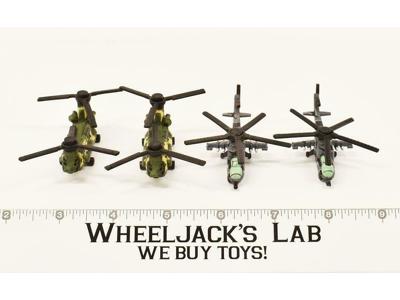 Lot of 4 Helicopters 1992-93 Vintage Galoob Micro Machines