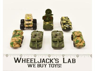 Lot of 7 Military Vehicles 1995 Vintage Galoob Micro Machines