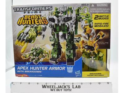 Beast Hunters Apex Hunter Armor With Breakdown Prime NEW MISB 2012 Transformers
