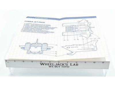 Cobra Jet Pack Original Blueprints Instructions 1987 ARAH GI Joe Cobra
