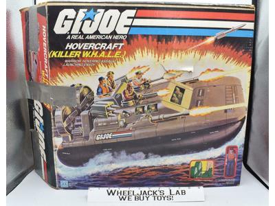 Hovercraft Killer W.H.A.L.E. UNBROKEN GI Joe 1984 Vehicle Hasbro Vintage