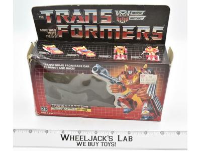 Hot Rod Box Only 1986 Action Figure Vintage Hasbro G1 Transformers