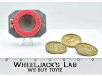 Buckle &amp; 3 Coins Complete Mighty Morphin Power Rangers McDonalds 1995 Saban