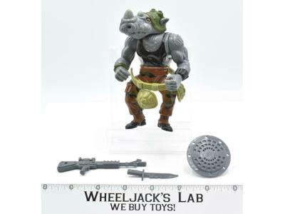 Rocksteady tHARD HEAD Complete 1988 TMNT Teenage Mutant Ninja Turtle Playmates