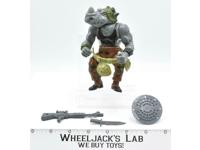 Rocksteady tHARD HEAD Complete 1988 TMNT Teenage Mutant Ninja Turtle Playmates