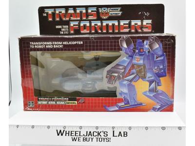 Whirl MIB NR MINT FIG Complete 1985 Vintage Hasbro Action Figure G1 Transformers