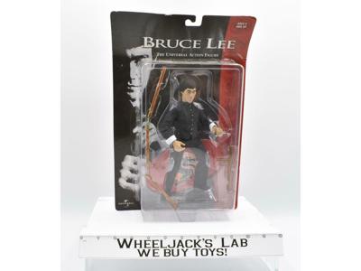 Bruce Lee 3 Sectional Staff Black Outfit Universal Side Show 1998 Action Figure