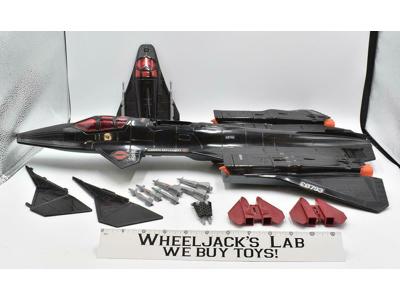Cobra Night Raven SR-71 Blackbird Jet 1986 GI Joe Hasbro Vintage Figure Vehicle