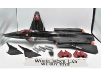 Cobra Night Raven SR-71 Blackbird Jet 1986 GI Joe Hasbro Vintage Figure Vehicle