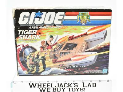 Tiger Shark Tiger Force W/Box 100% Complete GI Joe 1988 Action Figure Hasbro