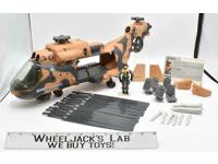 Tomahawk Helicopter W/Pilot &amp; Instructions 1986 GI Joe Action Figure Vehicle