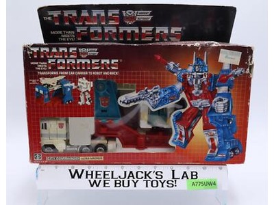 Ultra Magnus RT 100% Complete W/ BOX & INSERT Vintage G1 Transformers Figure