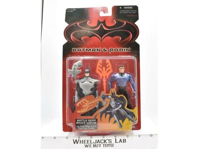 Battle Gear Bruce Wayne MOSC NEW Batman and Robin Kenner 1997 Action Figure