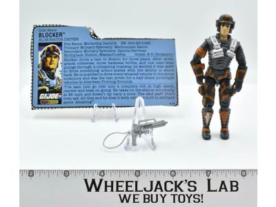 Blocker Eliminator Driver 100% Complete GI Joe 1987 Hasbro ARAH Vintage