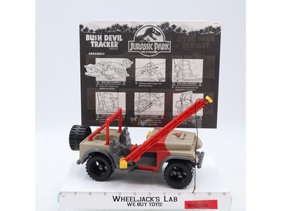Bush Devil Tracker Jeep Action Figure Vehicle 1993 Jurassic Park Vintage Kenner