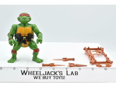 Raphael HARD HEAD 100% Complete 1988 TMNT Teenage Mutant Ninja Turtle