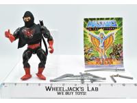 Ninjor 1987 He-Man Masters of the Universe MOTU Mattel Action Figure W/ Comic