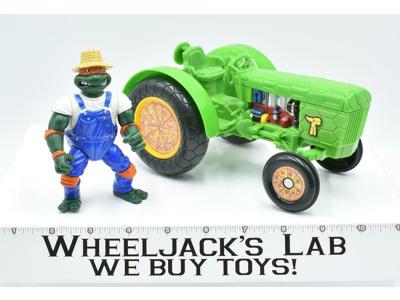 Mike and Turtle Tractor 100% Complete Teenage Mutant Ninja Turtle Playmates 1993