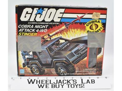 Stinger Cobra Night Attack 4-WD w/ Box GI Joe 1984 Hasbro Vehicle