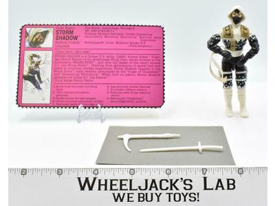 Storm Shadow V3 100% Complete 1992 GI Joe Vintage Hasbro Action Figure