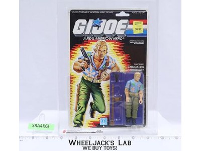 Chuckles CAS GRADED 75 75/80/85 34 Back GI Joe 1987 Hasbro NEW SEALED