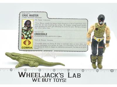 Croc Master GI Joe 1987 Hasbro Action Figure Vintage
