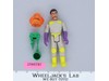 Winston Zeddemore 100% Complete Fright Features Ghostbusters 1987 Kenner Vintage