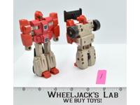 Fastlane &amp; Cloudraker #1 1987 G1 Transformers Hasbro Action Figure Vintage