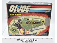 Sky Hawk One Man V.T.O.L. w/ Box Complete GI Joe 1984 Action Hasbro Vintage