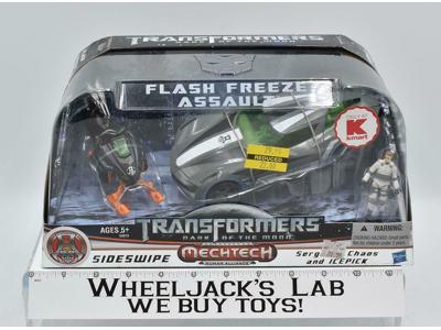Sideswipe &amp; IcePick #1 Flash Freeze Assault MISB Dark of the Moon Transformers