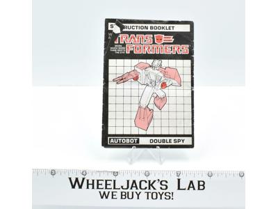 Punch Action Figure Instruction Manual Booklet 1986 Hasbro G1 Transformers