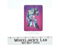 Soundwave Card 104 Variant Color Transformers Action Trading Cards 1985 G1
