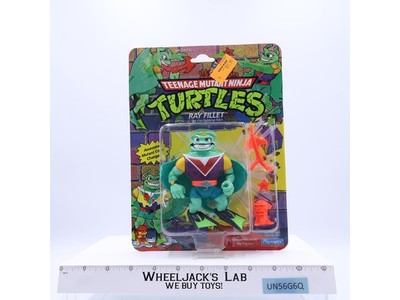 Ray Fillet Teenage Mutant Ninja Turtles TMNT 1990 Playmates Vintage Figure MOSC