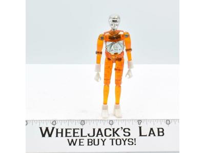 Clear Orange Time Traveler  #1 Micronauts 1976 Mego Vintage Action Figure