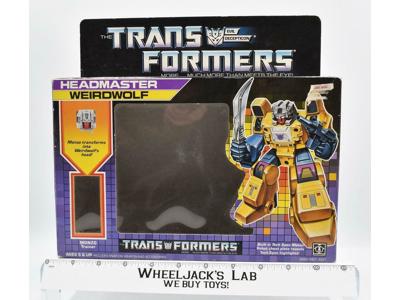 Weirdwolf Box Only 1987 Action Figure Vintage Hasbro G1 Transformers
