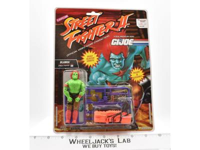 Blanka Jungle Fighter NEW MOSC 1993 Street Fighter GI Joe Hasbro Vintage Figure