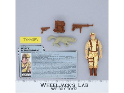Dusty & Sandstorm V3 100% Complete 1991 G.I. Joe Hasbro Vintage Action Figure