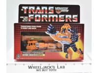 Grapple NICE BOX MIB NEAR MINT FIGURE 1985 Vintage Hasbro G1 Transformers