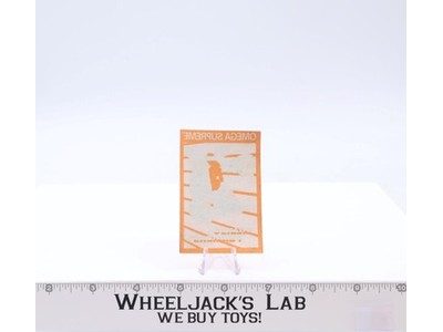 Omega Supreme Reflect In the Dark Iron On Patch G1 Transformers G11986 Hasbro