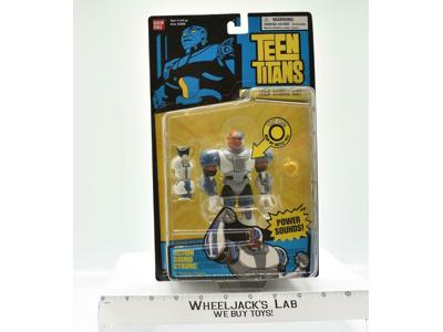 Action Sound Cyborg MOSC NEW Teen Titans 2003 Bandai DC Super Heroes Figure