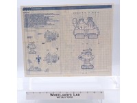 D.E.M.O.N. 1988 ORIGINAL Instructions Blueprints G.I. Joe Hasbro