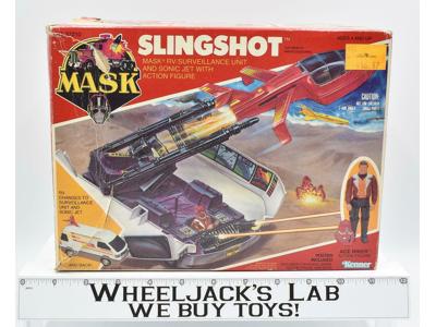 Slingshot Ace Riker 100% Complete W Box MASK M.A.S.K. 1986 Kenner Vintage