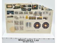 Y-Wing Fighter PARTIAL Sticker Decal Sheet Star Wars 1983 Kenner Vintage