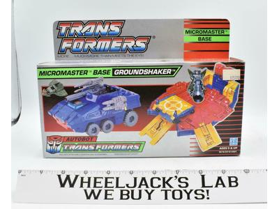 Groundshaker Box 1989 Vintage Hasbro G1 Transformers Action Figure