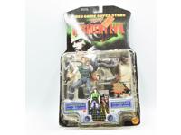 Chris Redfield &amp; Cerberus MOSC NEW Resident Evil Toy Biz 1998 Figure Set