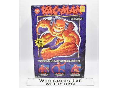 Vac Man Enemy of Stretch Armstrong W/Box Cap Toys 1994 NEW Action Figure Vintage