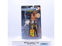 White Hot T-1000 w/ Arrow Blaster Terminator 2 1991 Kenner Action Figure MOSC